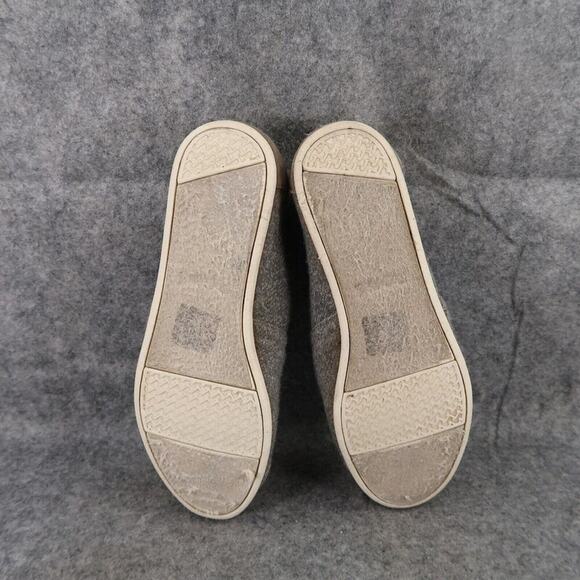 Toms Shoes Womens 7 Flats Slip On Loafer Casual Grey Alpargatas Comfort Classic - Picture 10 of 12